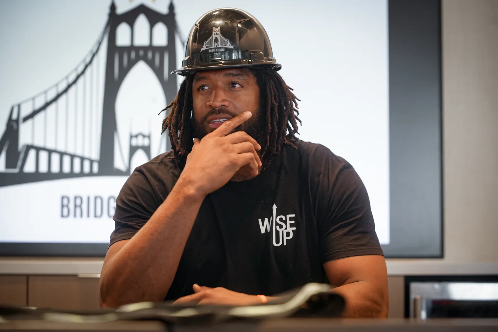 Deatrich Wise Jr. with Bridge 2 Trades participants